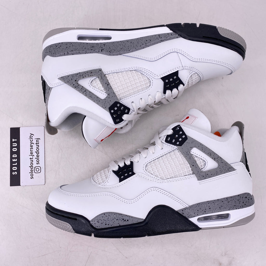 Air Jordan 4 Retro "White Cement" 2025 New Size 8.5