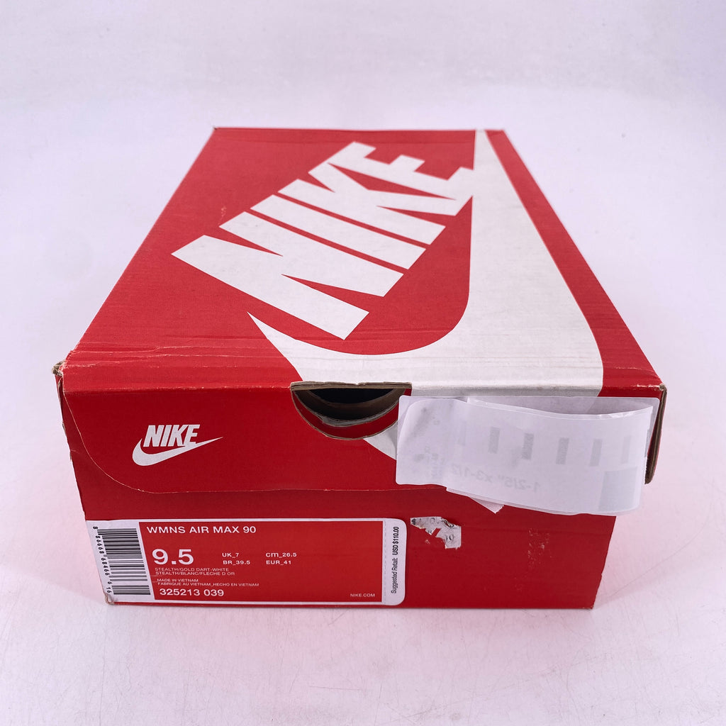 Nike (W) Air Max 90 "Stealth Gold Dart" 2016 New Size 9.5W