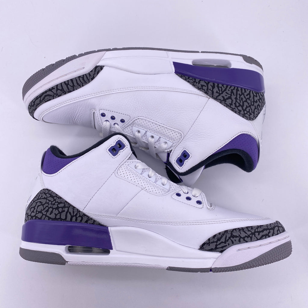 Air Jordan 3 Retro "Dark Iris" 2022 Used Size 10