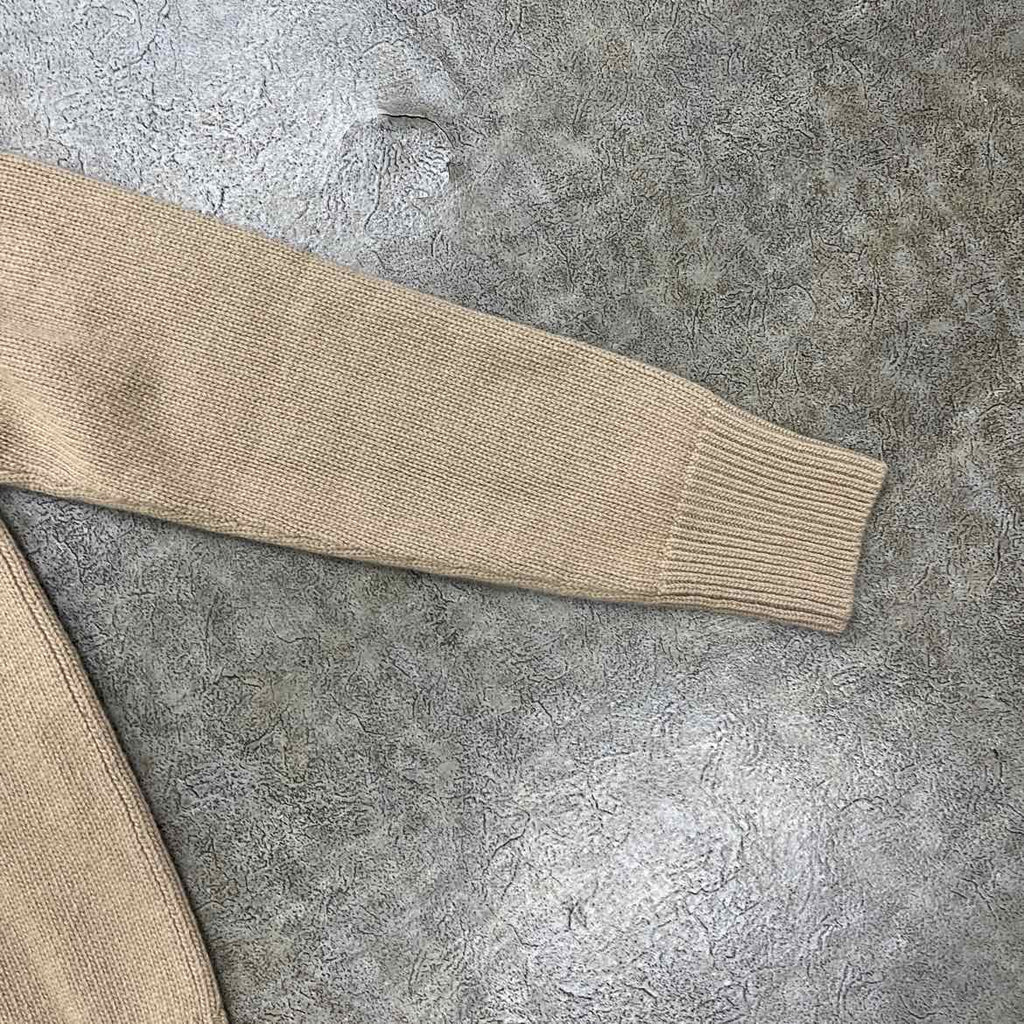 Burberry Knit Crewneck "EQUESTRIAN KNIGHT JUMPER" Beige New Size S
