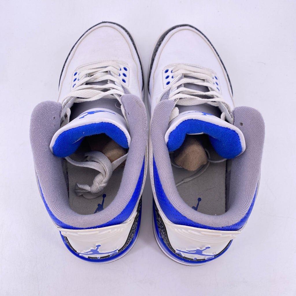 Air Jordan 3 Retro "Racer Blue" 2021 Used Size 12