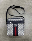 Gucci Messenger Bag "GG SUPREME OPHIDIA" Used Navy Size OS