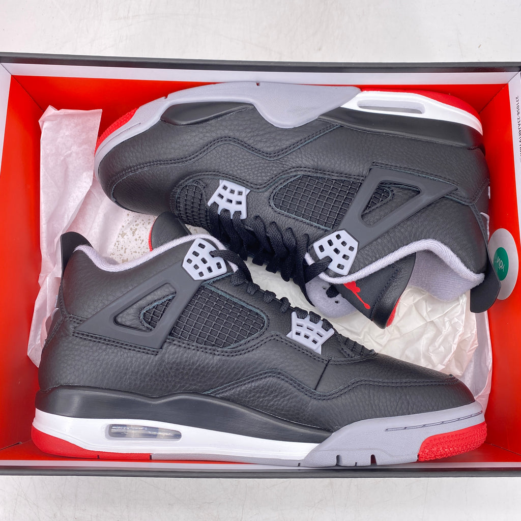 Air Jordan 4 Retro "Bred Reimagined" 2024 New Size 9.5