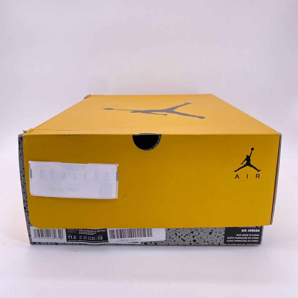 Air Jordan 6 Retro "Yellow Ochre" 2024 New Size 11.5
