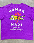 Human Made Long Sleeve "PATCH LOGO" Purple Used Size XL