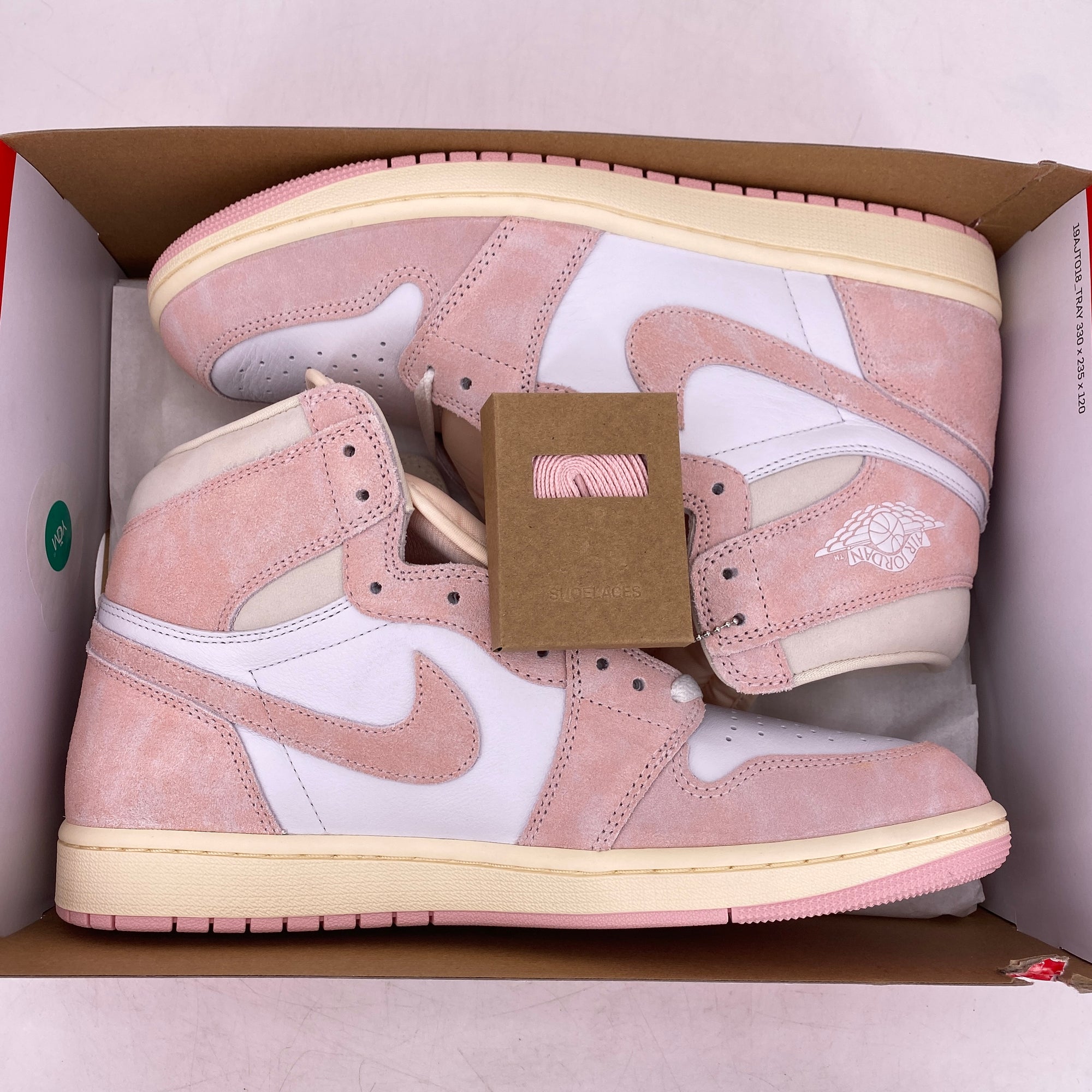 Air Jordan (W) 1 Retro High OG &quot;Washed Pink&quot; 2023 New Size 12W