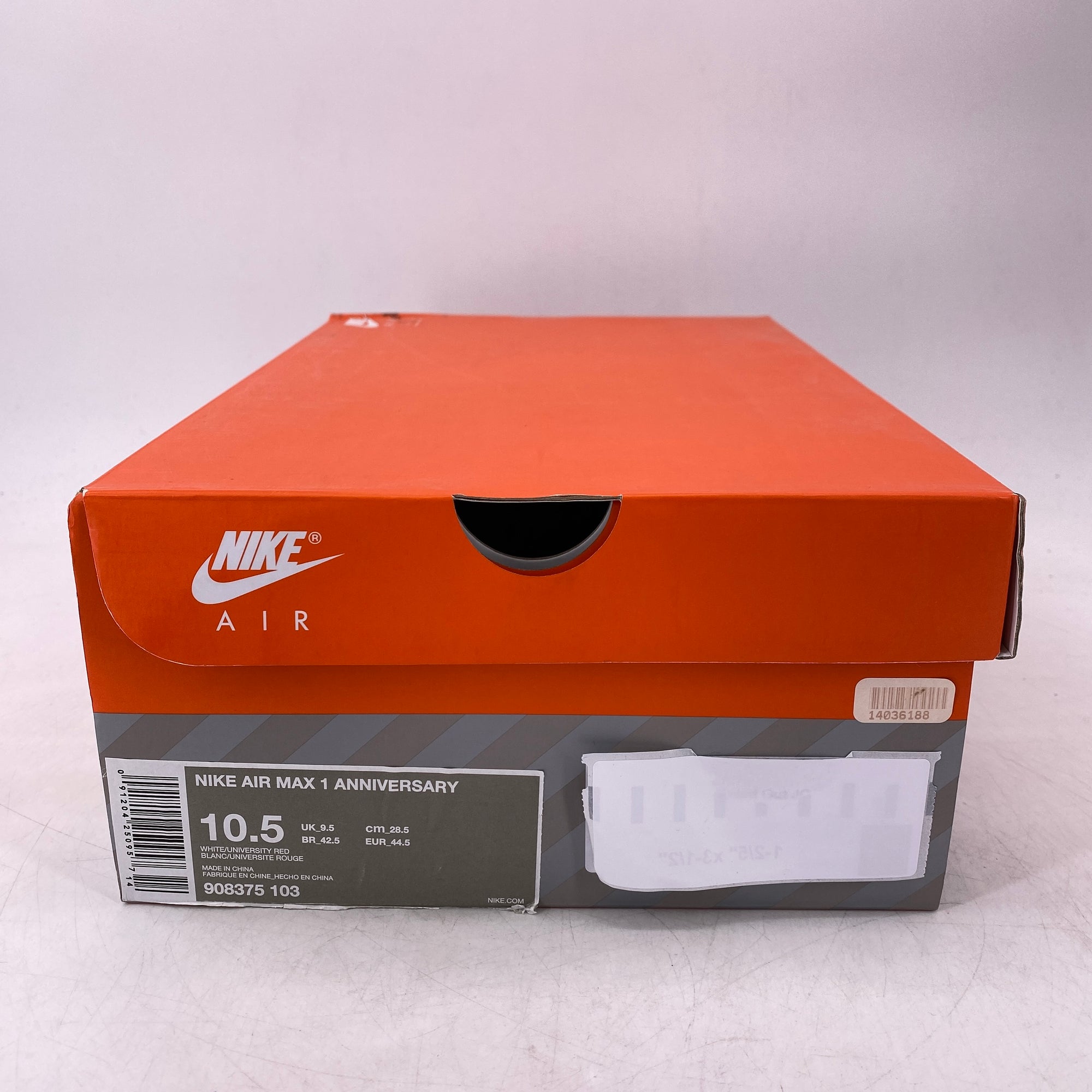 Nike Air Max 1 &quot;Anniversary Red&quot; 2017 New Size 10.5