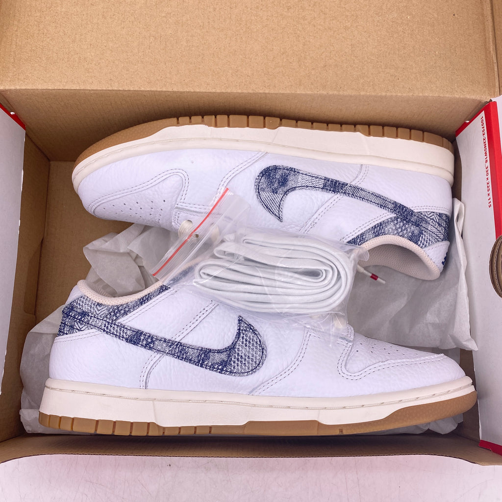Nike Dunk Low "New Americana Washed Denim" 2023 Used Size 9.5