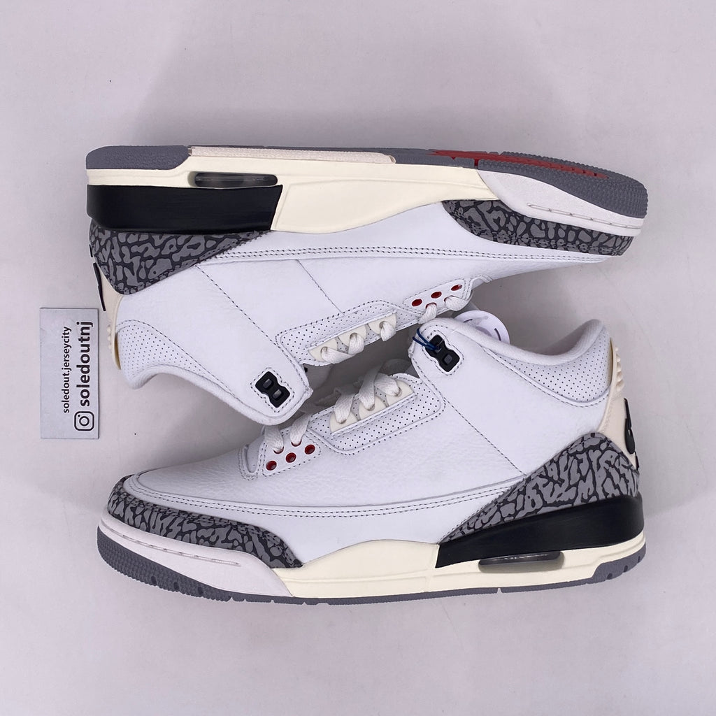 Air Jordan 3 Retro "White Cement" 2023 New Size 8.5