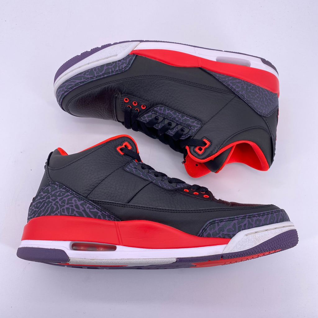 Air Jordan 3 Retro "Crimson" 2013 Used Size 10