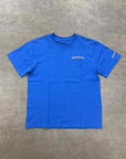 Chrome Hearts T-Shirt "SCROLL LOGO" Blue Used Size L