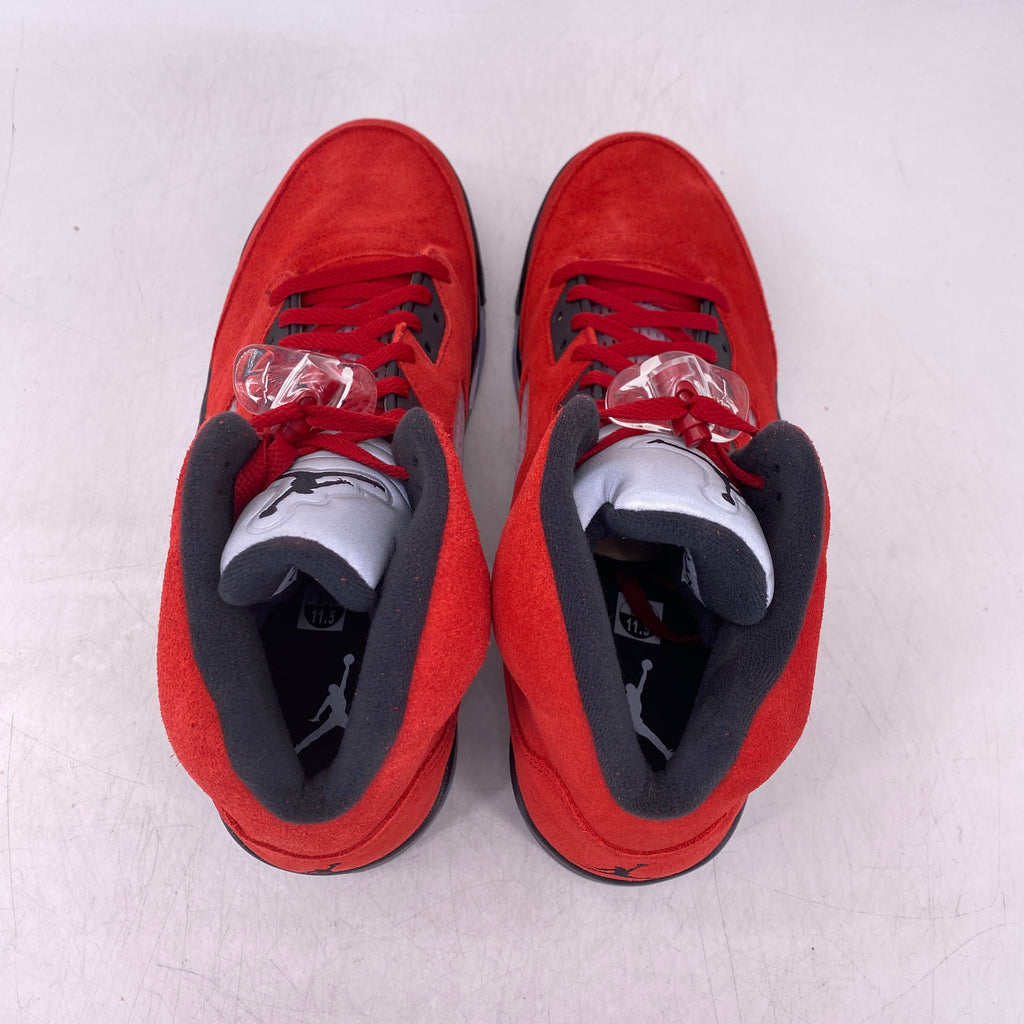 Air Jordan 5 Retro "Raging Bull Red Suede" 2021 New Size 11.5
