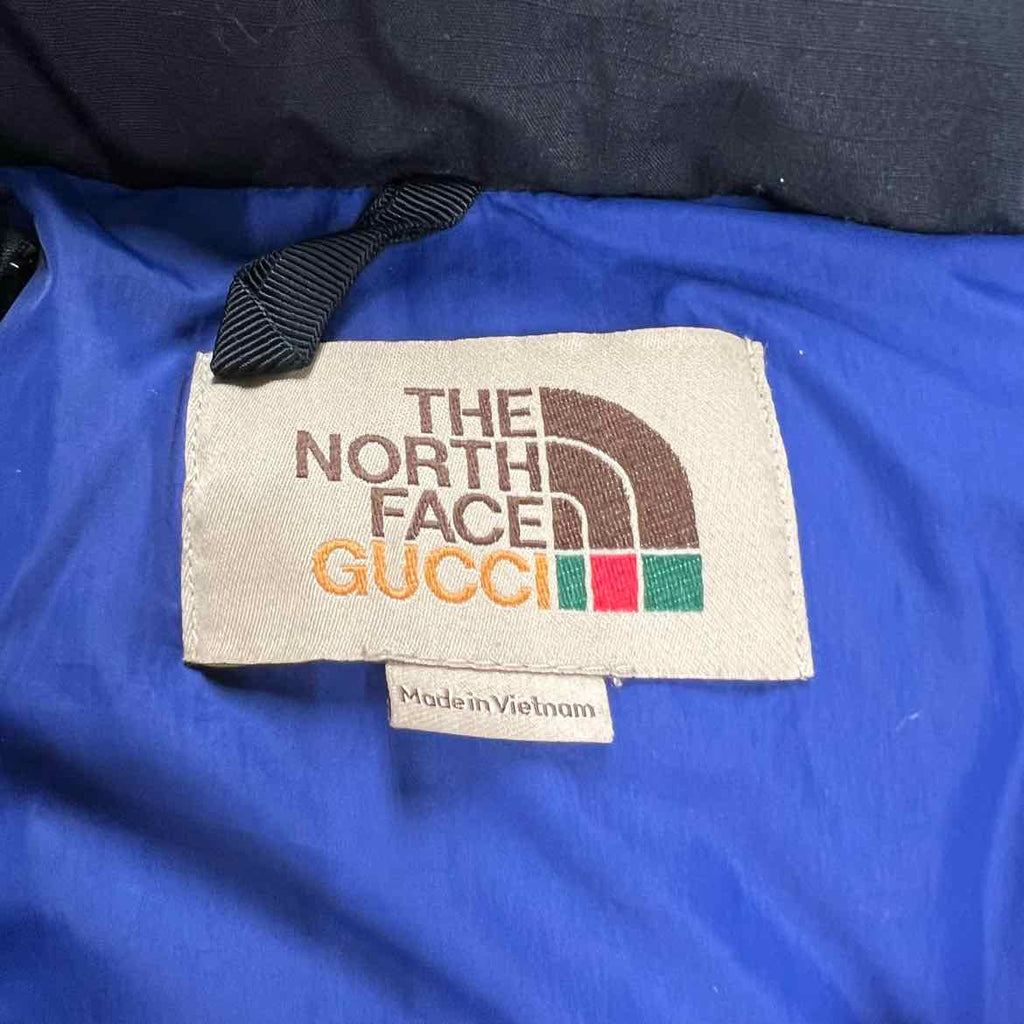 Gucci Nuptse Jacket "TNF GUCCI TECHNO RIPSTOP" Orange Used Size 2XL