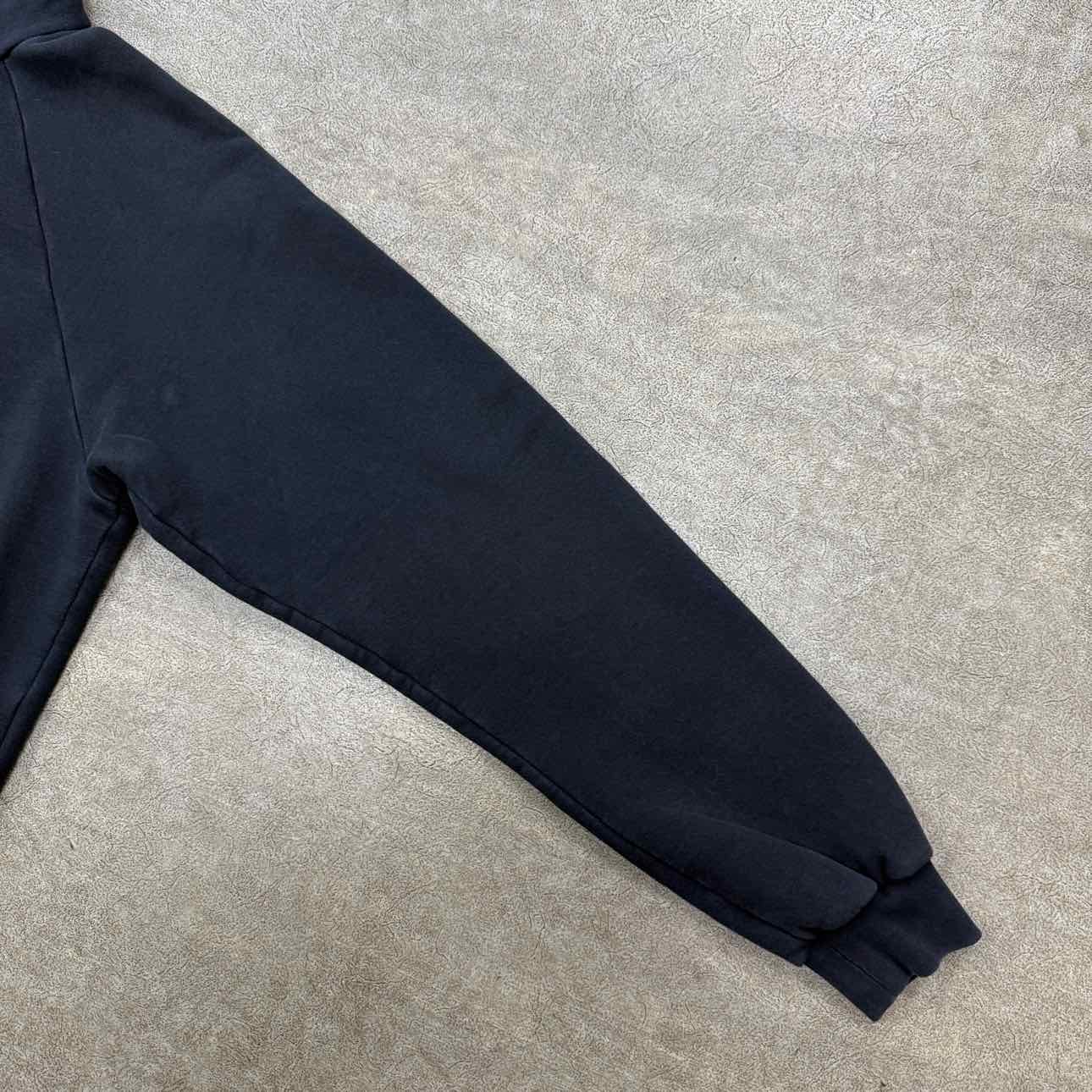 Balenciaga Hoodie &quot;COTTON LOGO&quot; Black Used Size XL