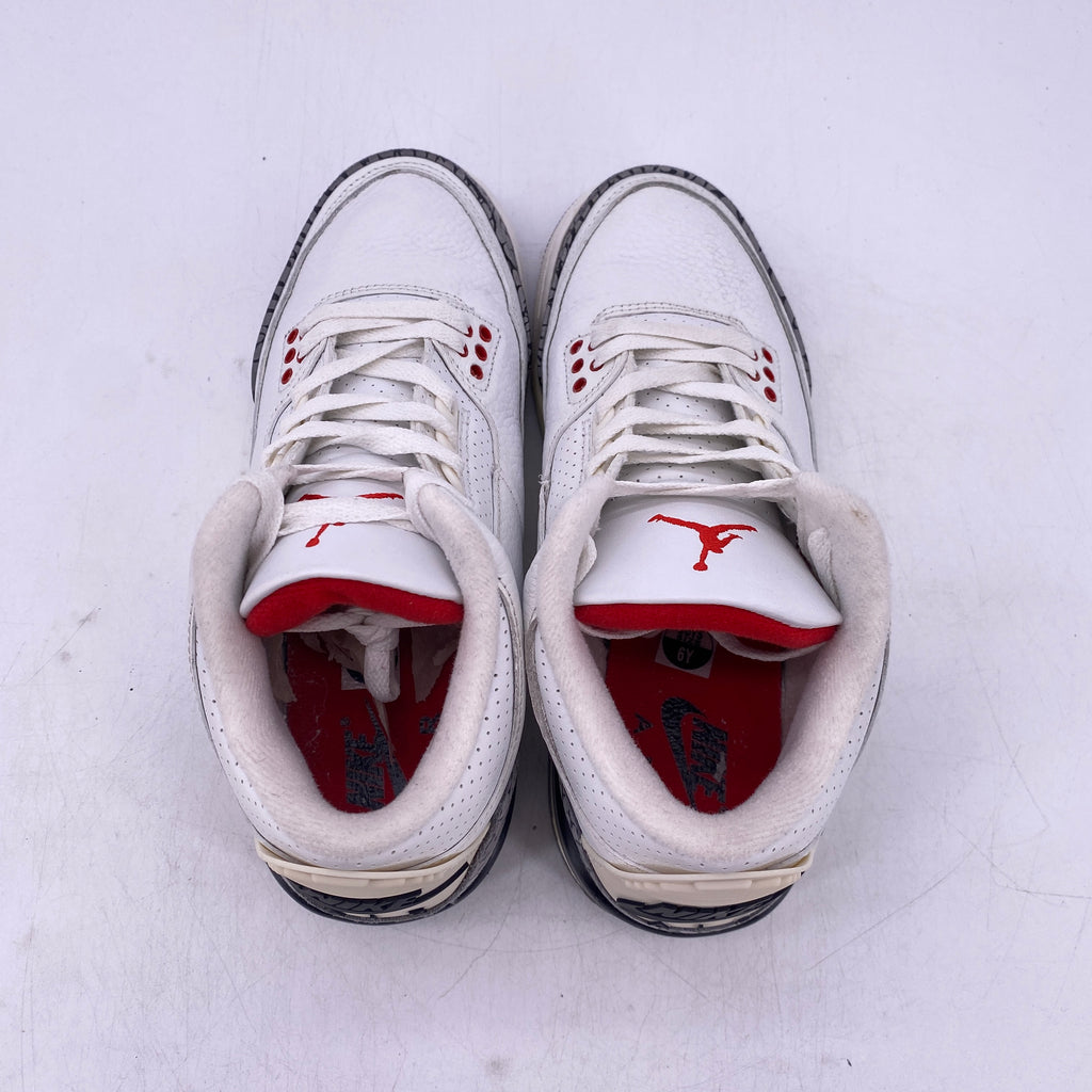 Air Jordan (GS) 3 Retro "White Cement Reimagined" 2022 Used Size 6Y