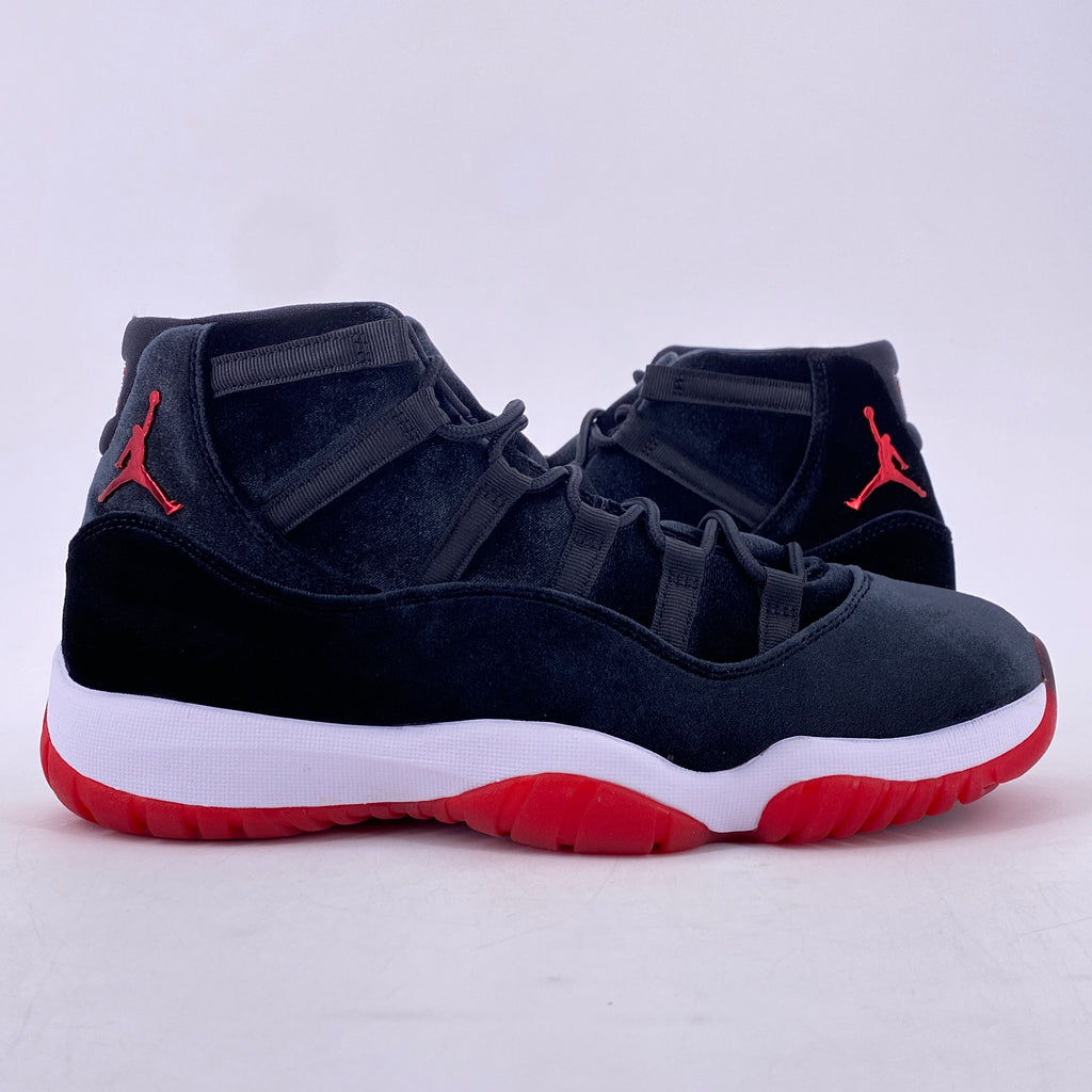Air Jordan (W) 11 Retro "Bred Velvet" 2024 New Size 11.5W