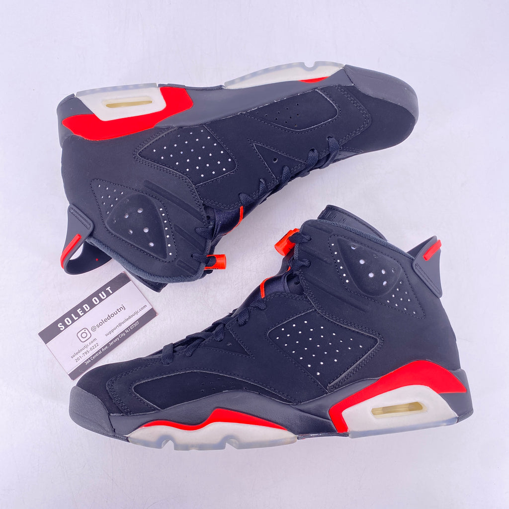 Air Jordan 6 Retro "Black Infrared" 2019 New Size 10