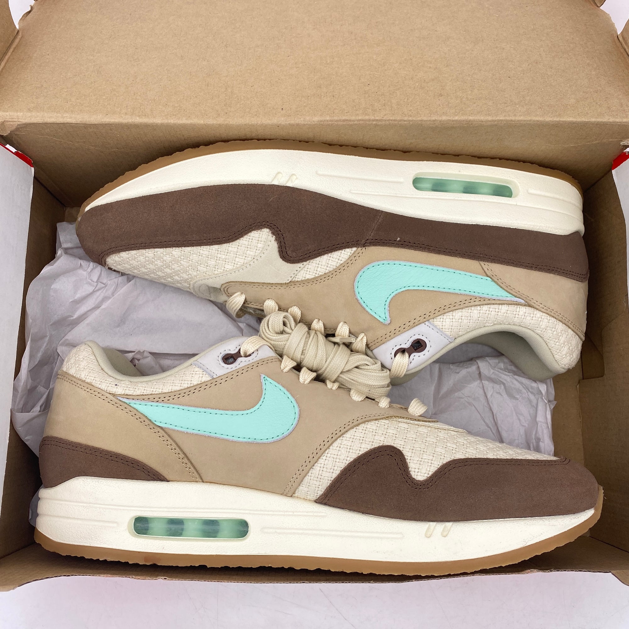 Nike Air Max 1 PRM &quot;Crepe Brown&quot; 2022 Used Size 14