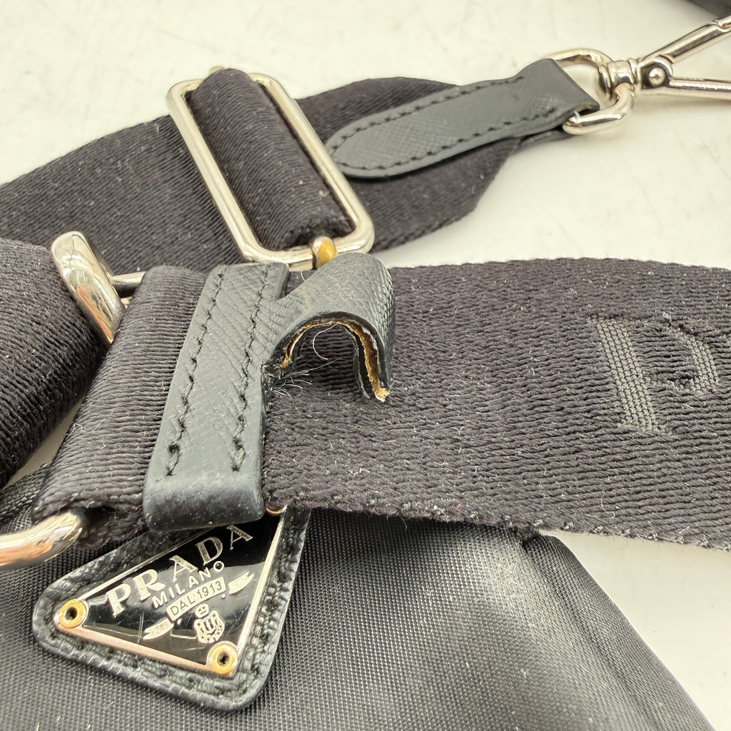 Prada Handbag "NYLON" Used Black