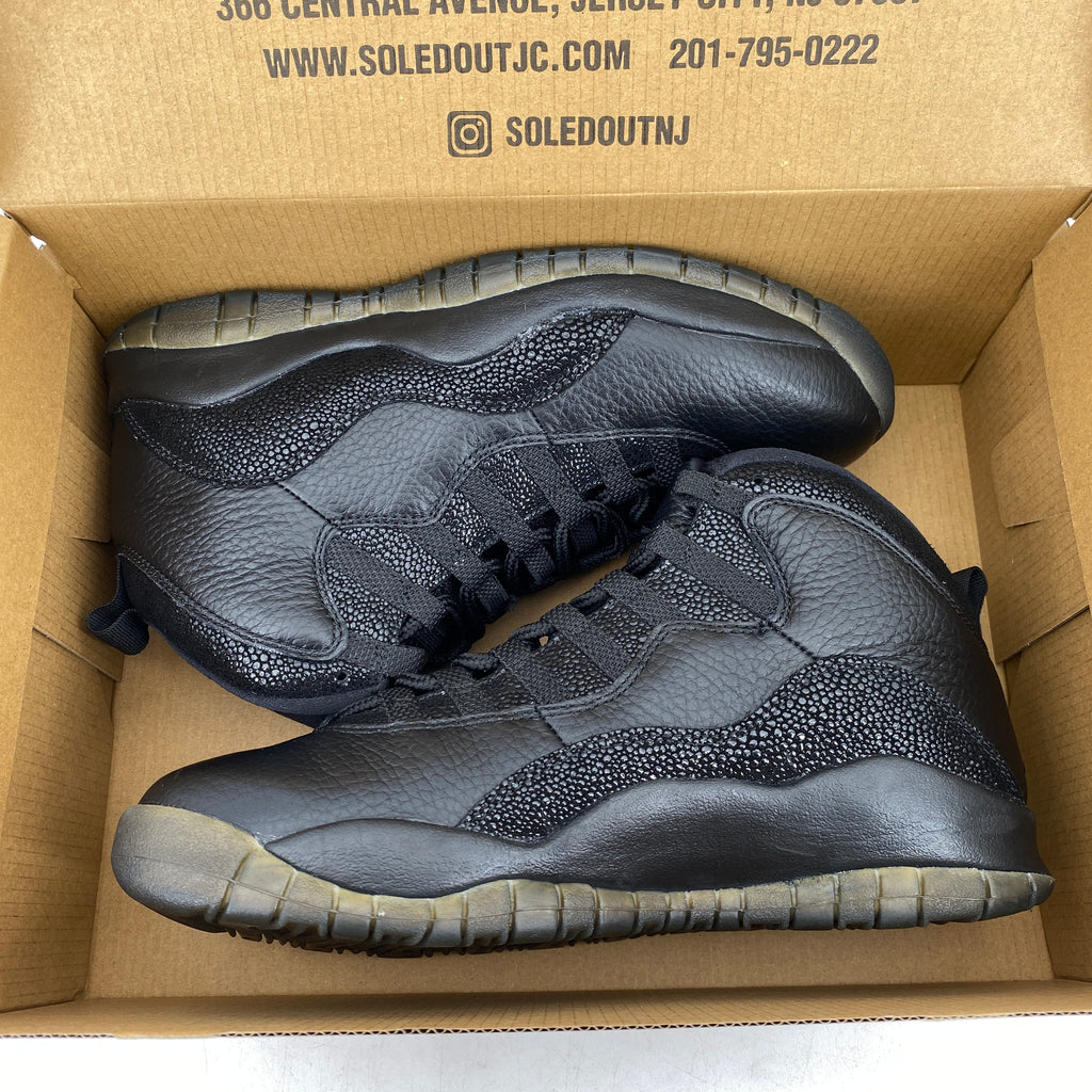 Air Jordan 10 Retro "Ovo Black" 2016 New Size 7