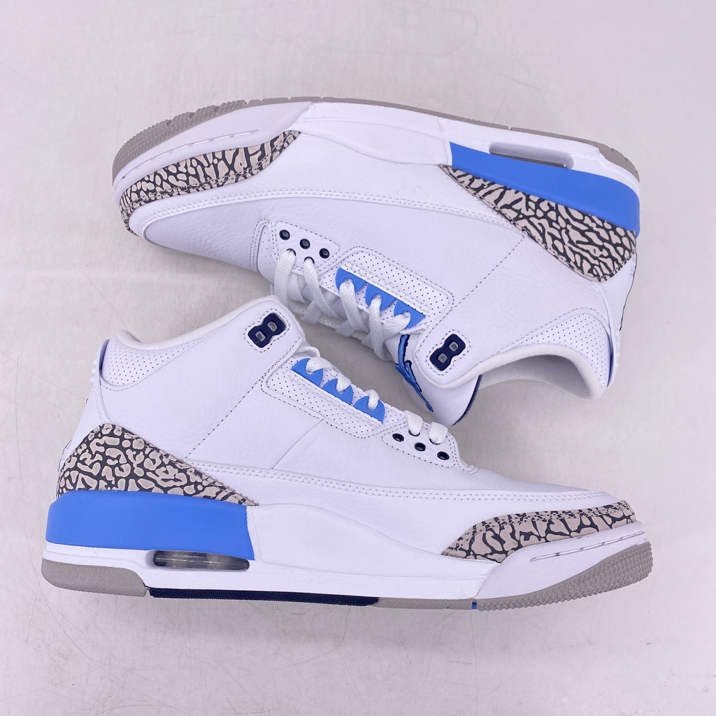 Air Jordan 3 Retro "Unc" 2020 New Size 9.5