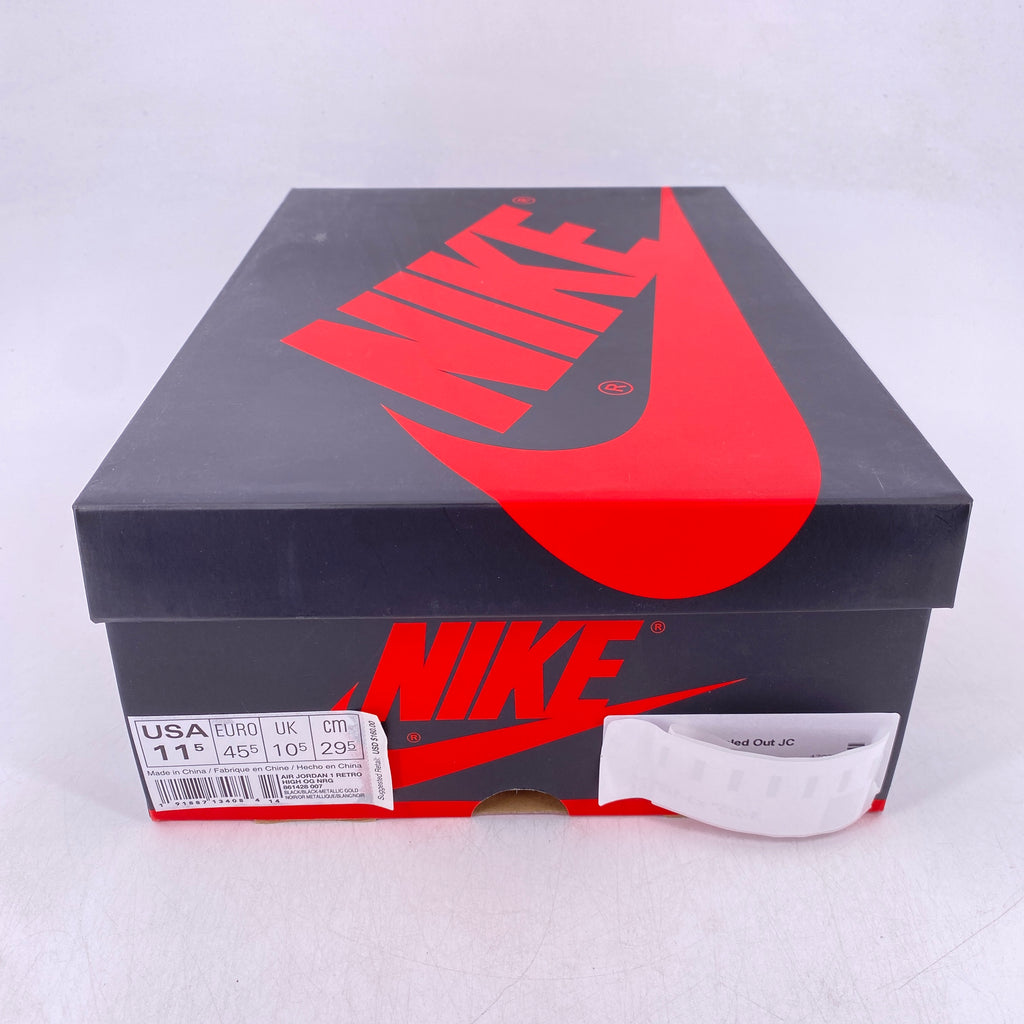 Air Jordan 1 Retro High OG "Gold Toe" 2018 New Size 11.5