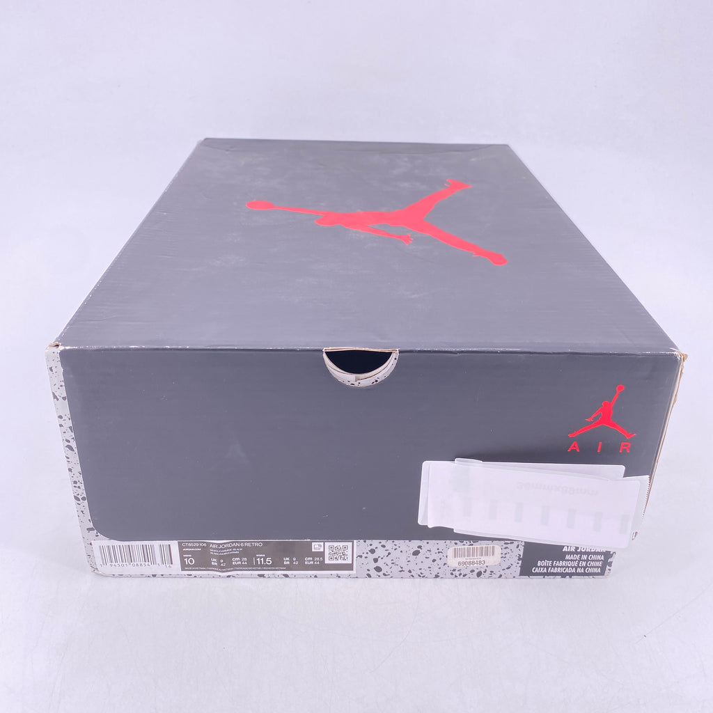 Air Jordan 6 Retro "CARMINE" 2021 Used Size 10