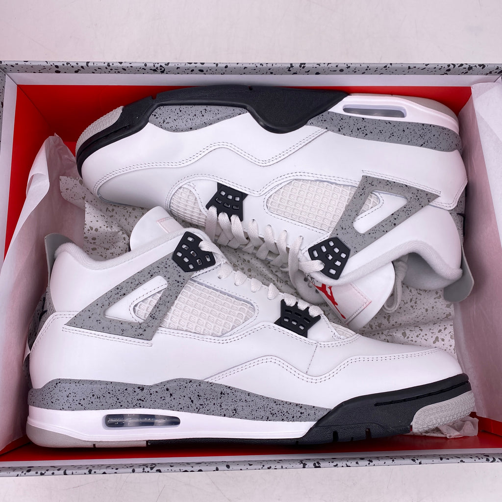Air Jordan 4 Retro "White Cement" 2025 New Size 11