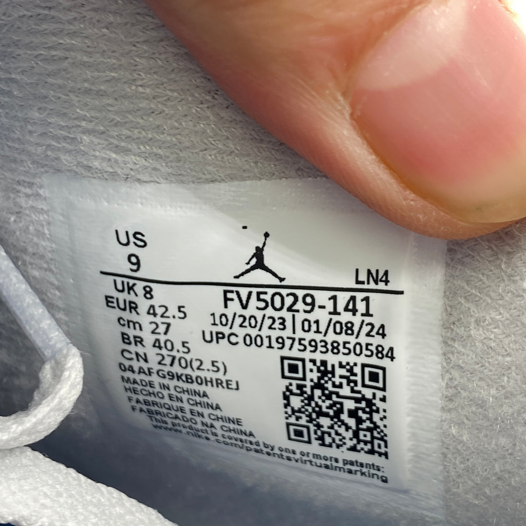 Air Jordan 4 Retro "Military Blue" 2024 New Size 9