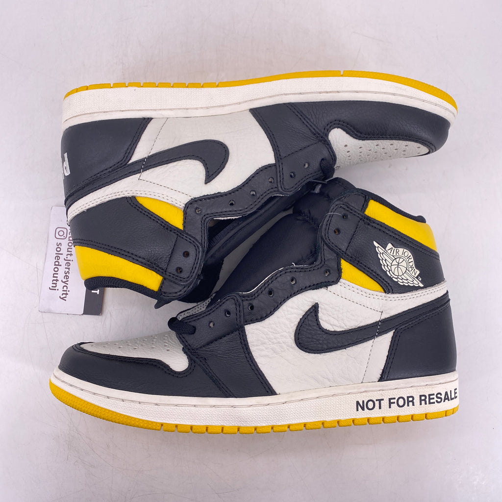 Air Jordan 1 Retro High OG "Not For Resale Yellow" 2018 New Size 10.5