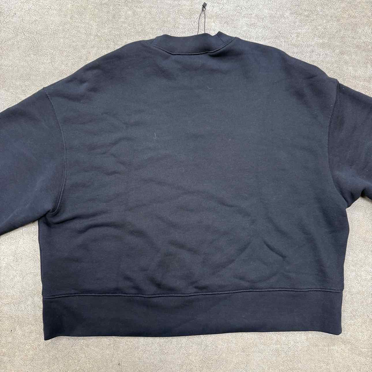 Palm Angels Crewneck Sweater &quot;BUTTERFLY&quot; Black Used Size M