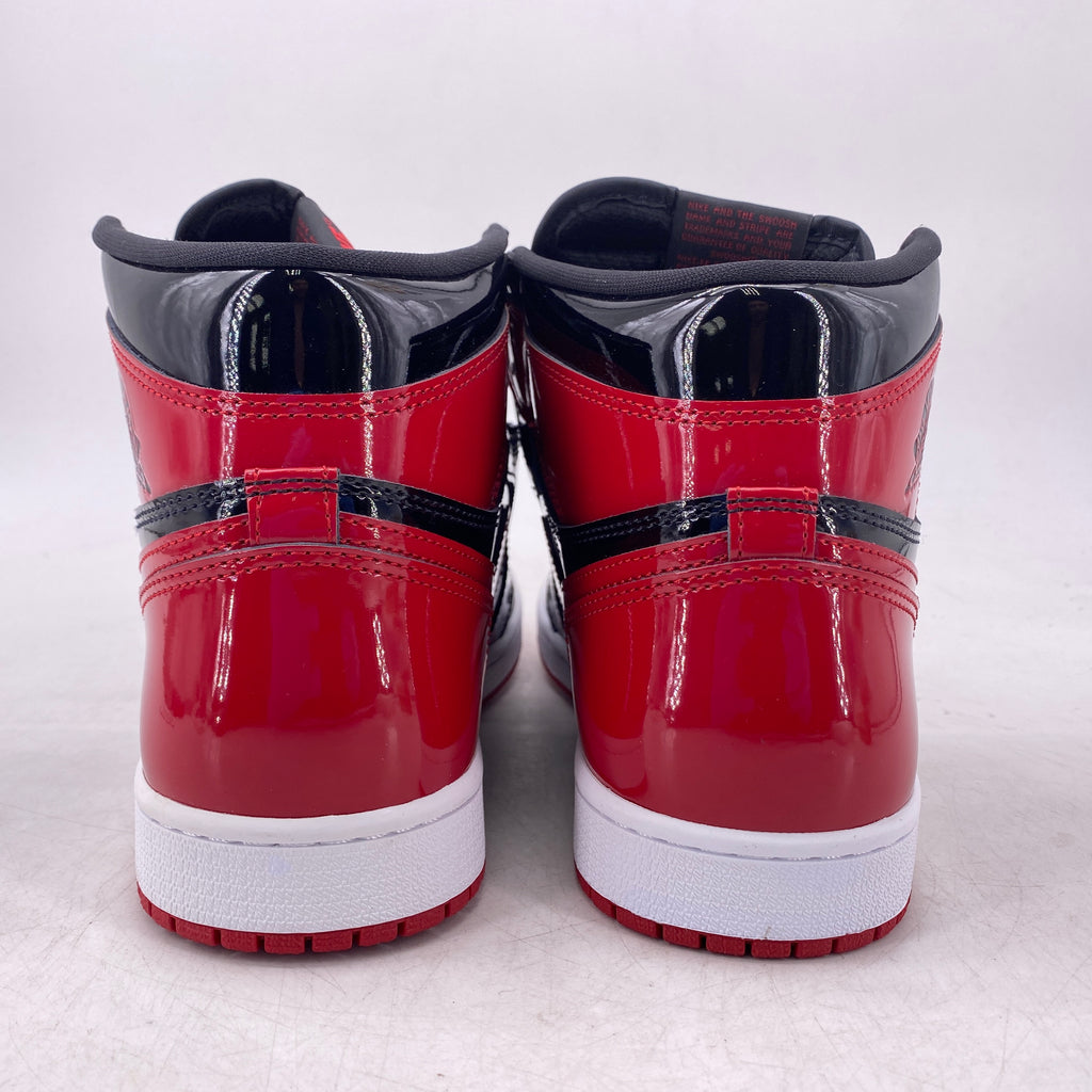 Air Jordan 1 Retro High OG "Patent Bred" 2021 New Size 9.5