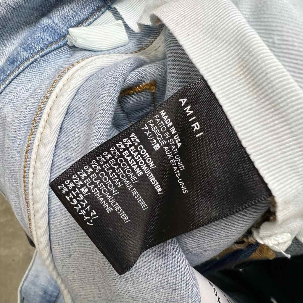 Amiri Jeans "BANDANA" Blue Used Size 36