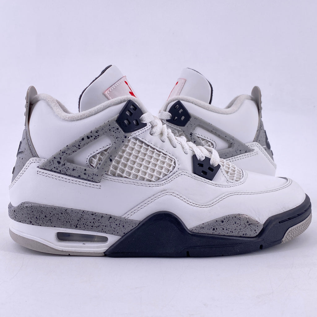 Air Jordan (GS) 4 Retro "White Cement" 2025 Used Size 6Y