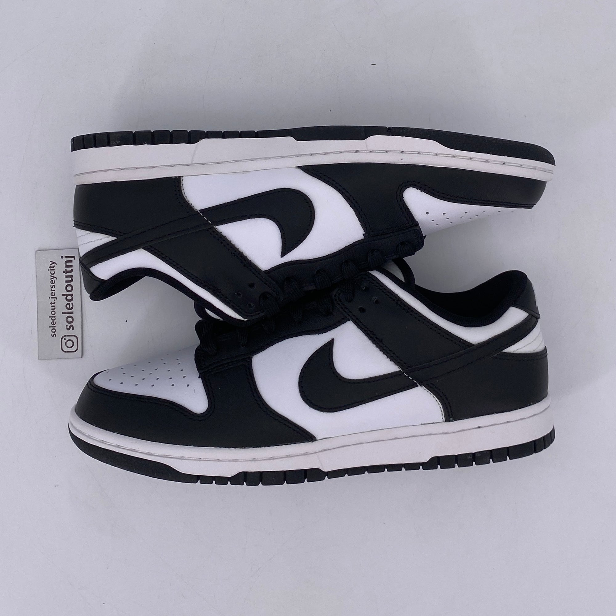 Nike Dunk Low &quot;Black White&quot; 2021 New Size 8.5