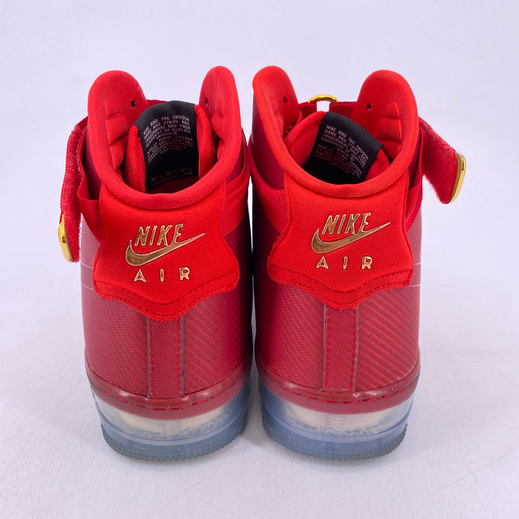 Nike Air Force 1 CMFT Lux "University Red" 2015 Used Size 11.5