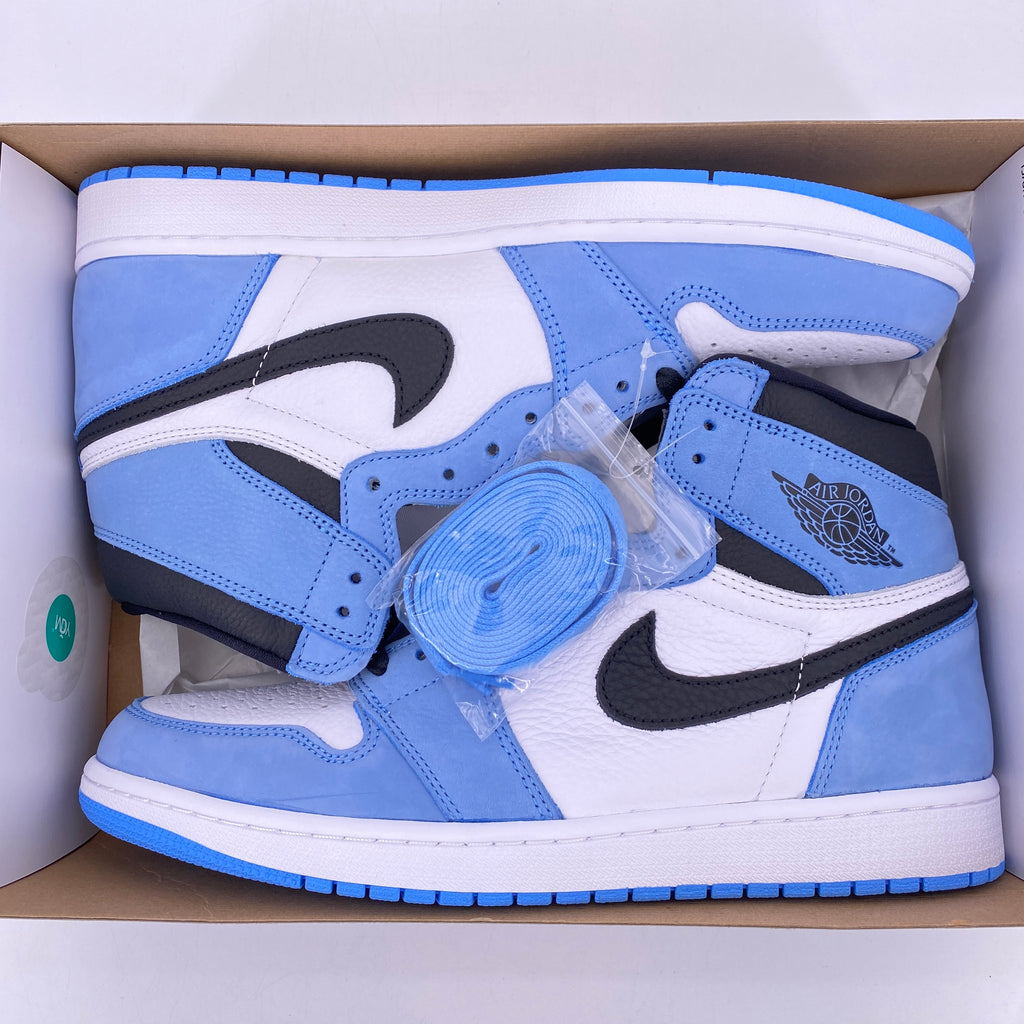 Air Jordan 1 Retro High OG "University Blue" 2021 New Size 12