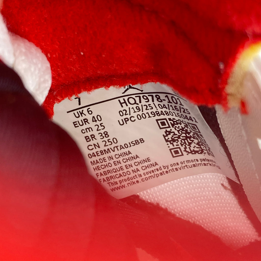 Air Jordan 5 Retro "Fire Red Black Tongue" 2025 Used Size 7