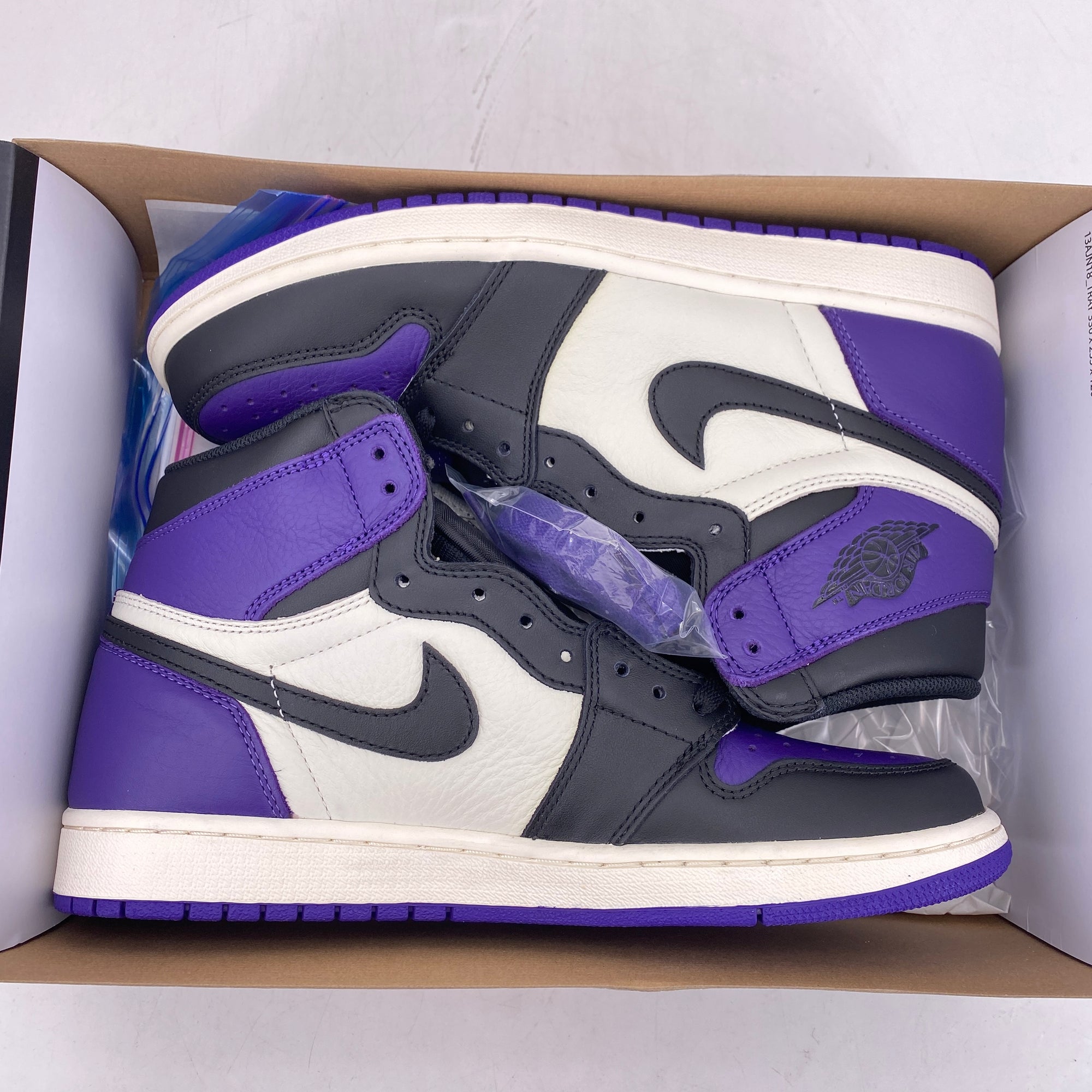 Air Jordan 1 Retro High &quot;Court Purple&quot; 2018 New Size 10.5