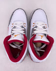 Air Jordan (GS) 3 Retro "Cardinal" 2022 New (Cond) Size 7Y