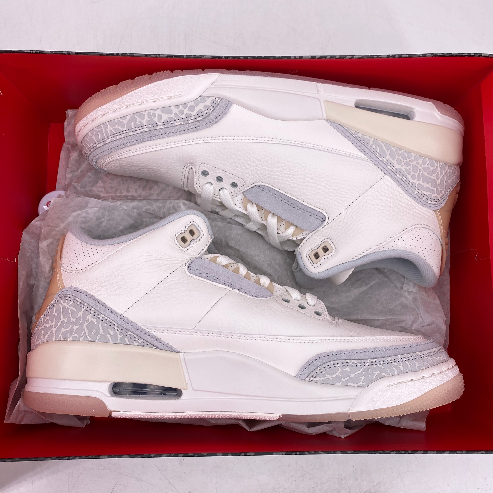 Air Jordan 3 Retro &quot;Pure White&quot; 2018 New Size 10.5