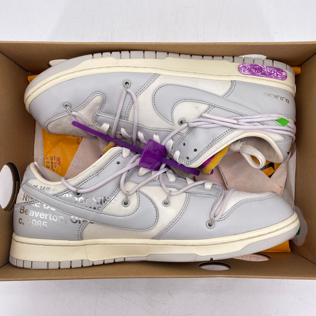 Nike Dunk Low / OW "Lot 3" 2021 Used Size 13