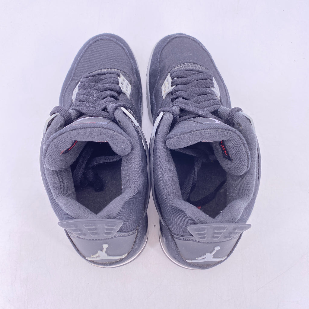Air Jordan 4 Retro "Black Canvas" 2022 Used Size 10