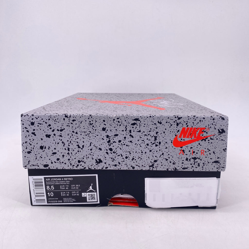 Air Jordan 4 Retro "Bred Reimagined" 2024 New Size 8.5