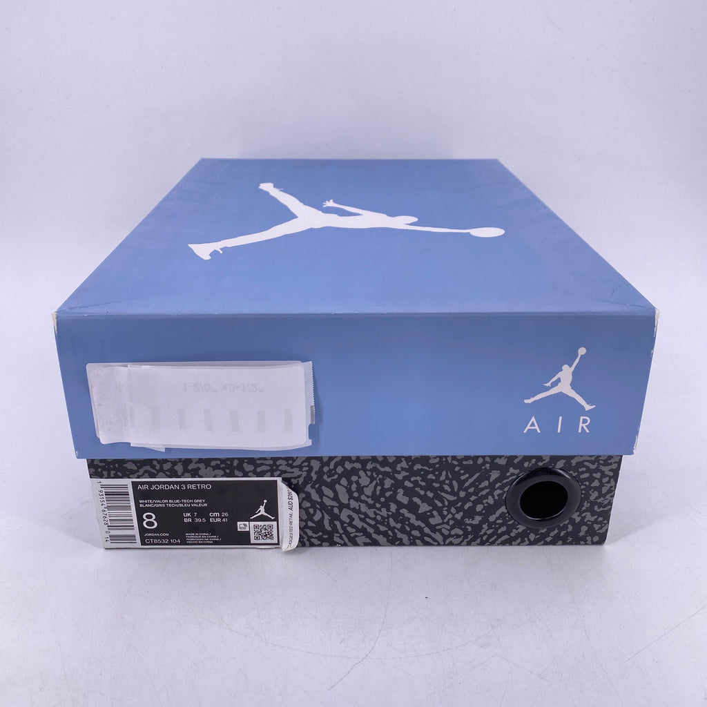 Air Jordan 3 Retro "Unc" 2020 Used Size 8
