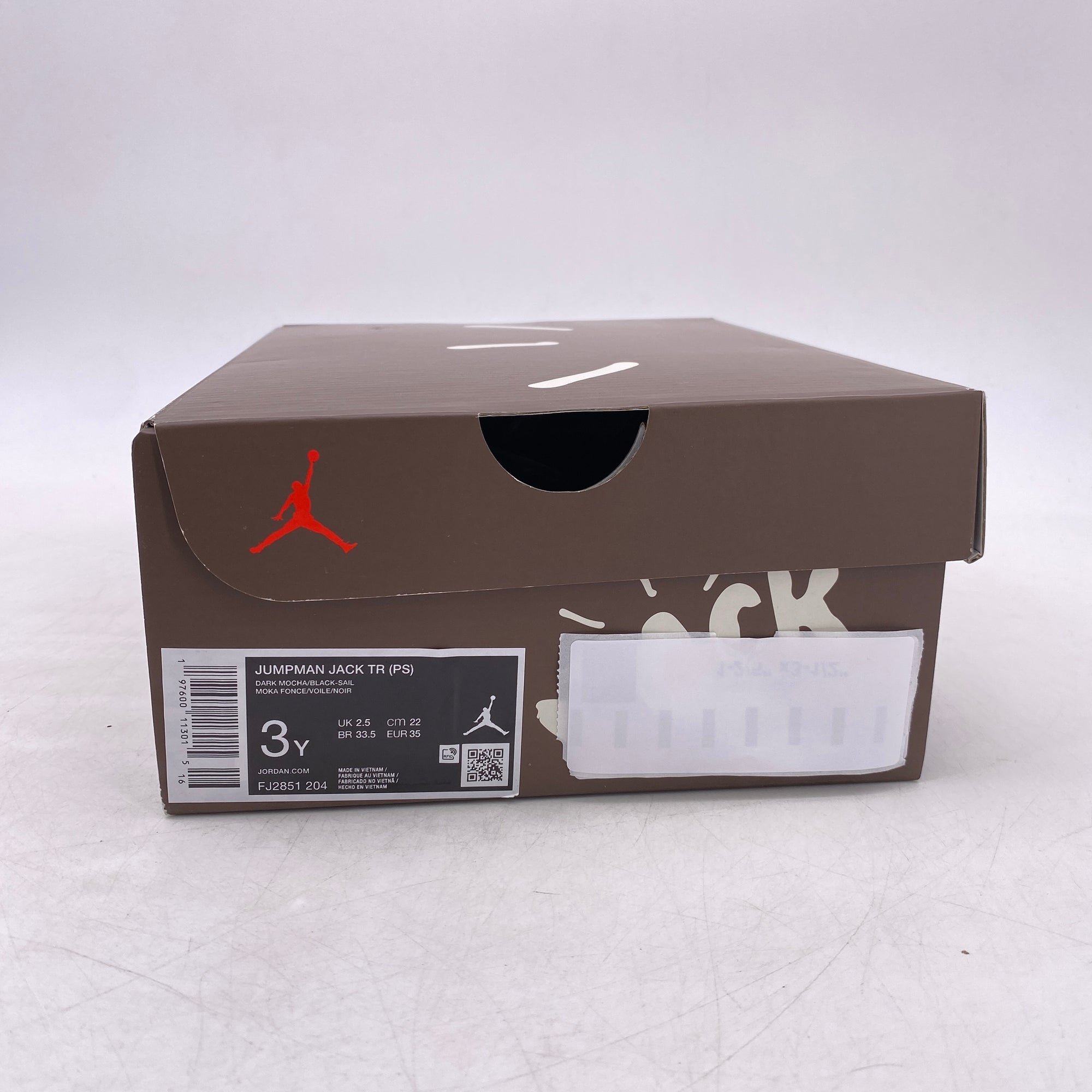 Air Jordan Jumpman Jack (PS) &quot;Dark Mocha&quot; 2024 New Size 3Y