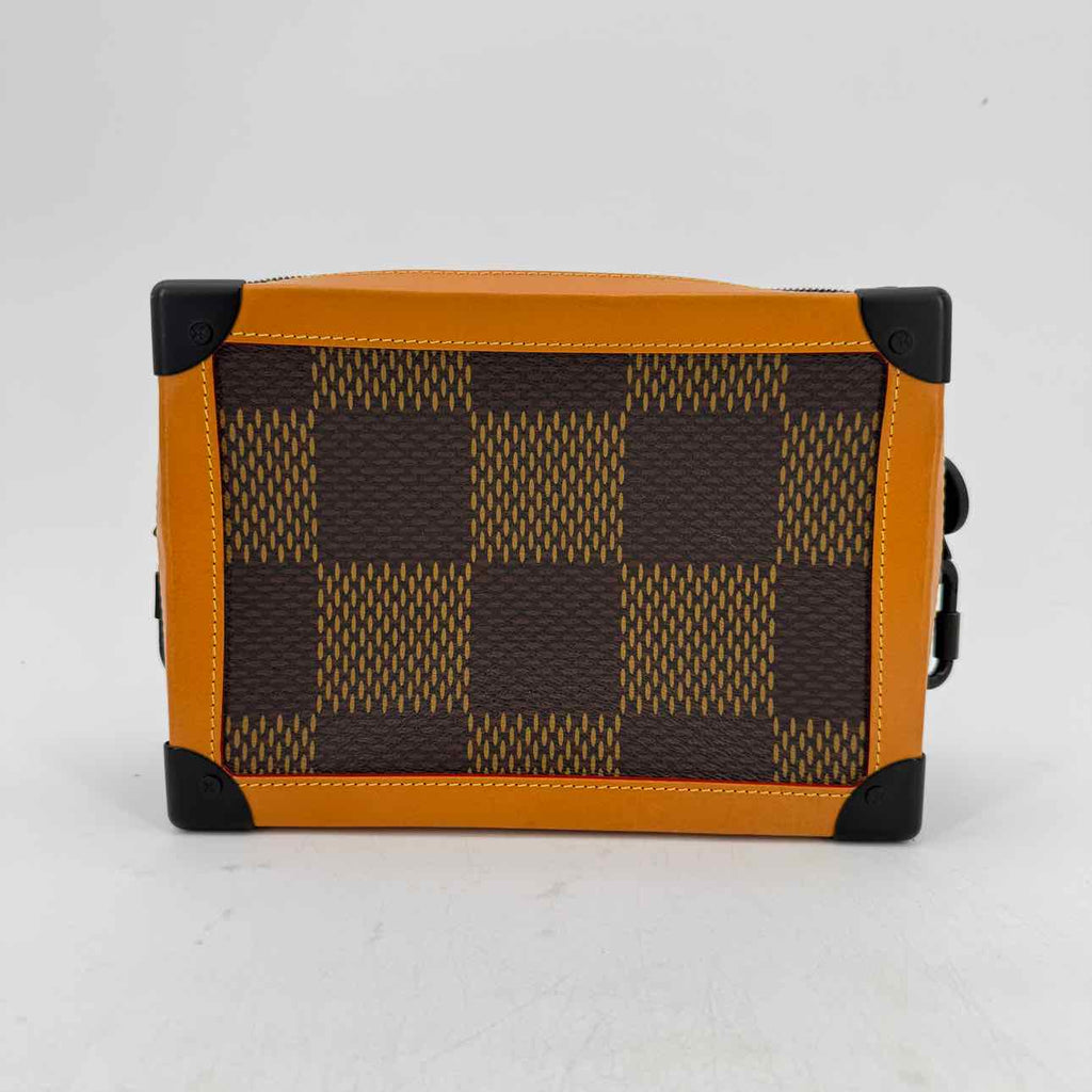 Louis Vuitton Bag "SOFT TRUNK NIGO" Used Brown