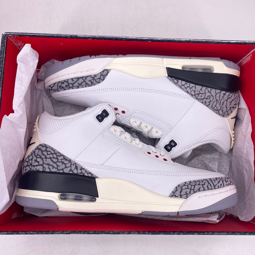 Air Jordan 3 Retro "White Cement Reimagined" 2023 New Size 9.5