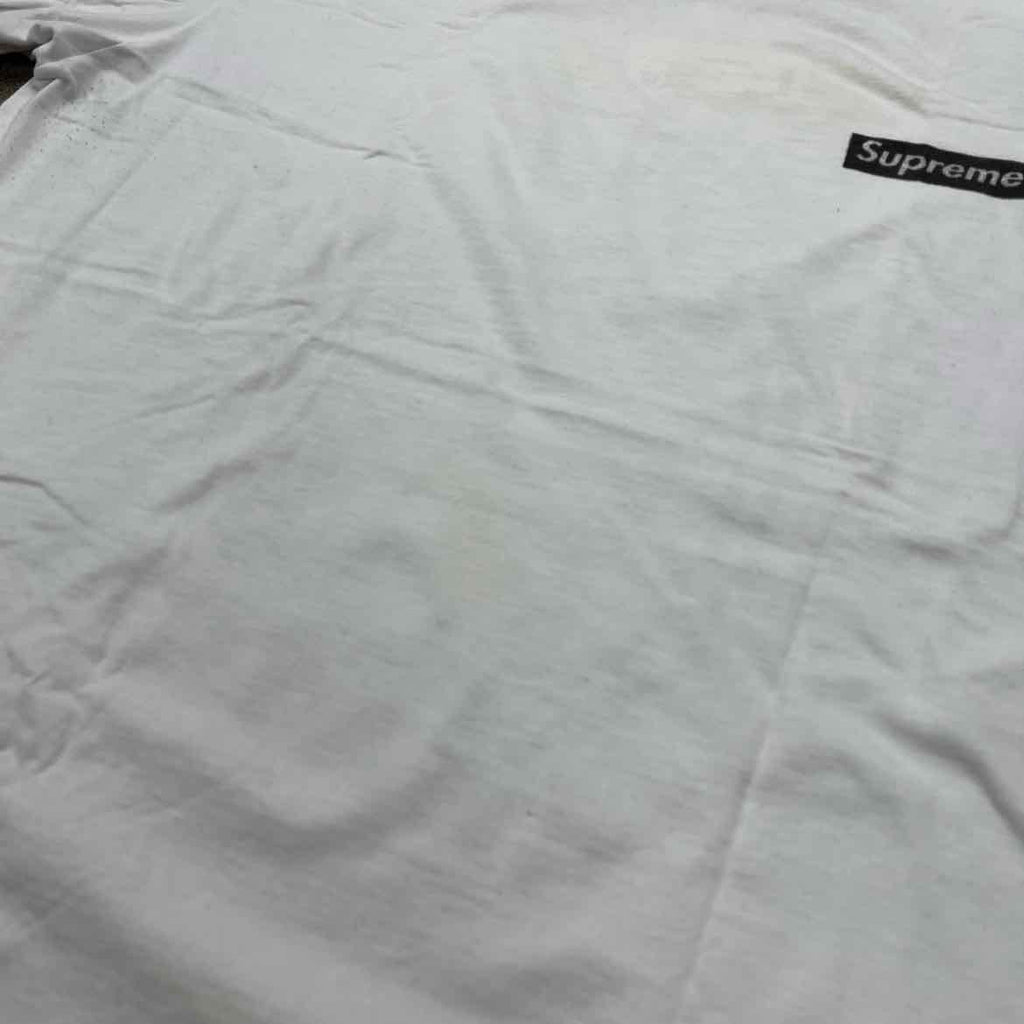Supreme T-Shirt "SPIRAL" White Used Size XL