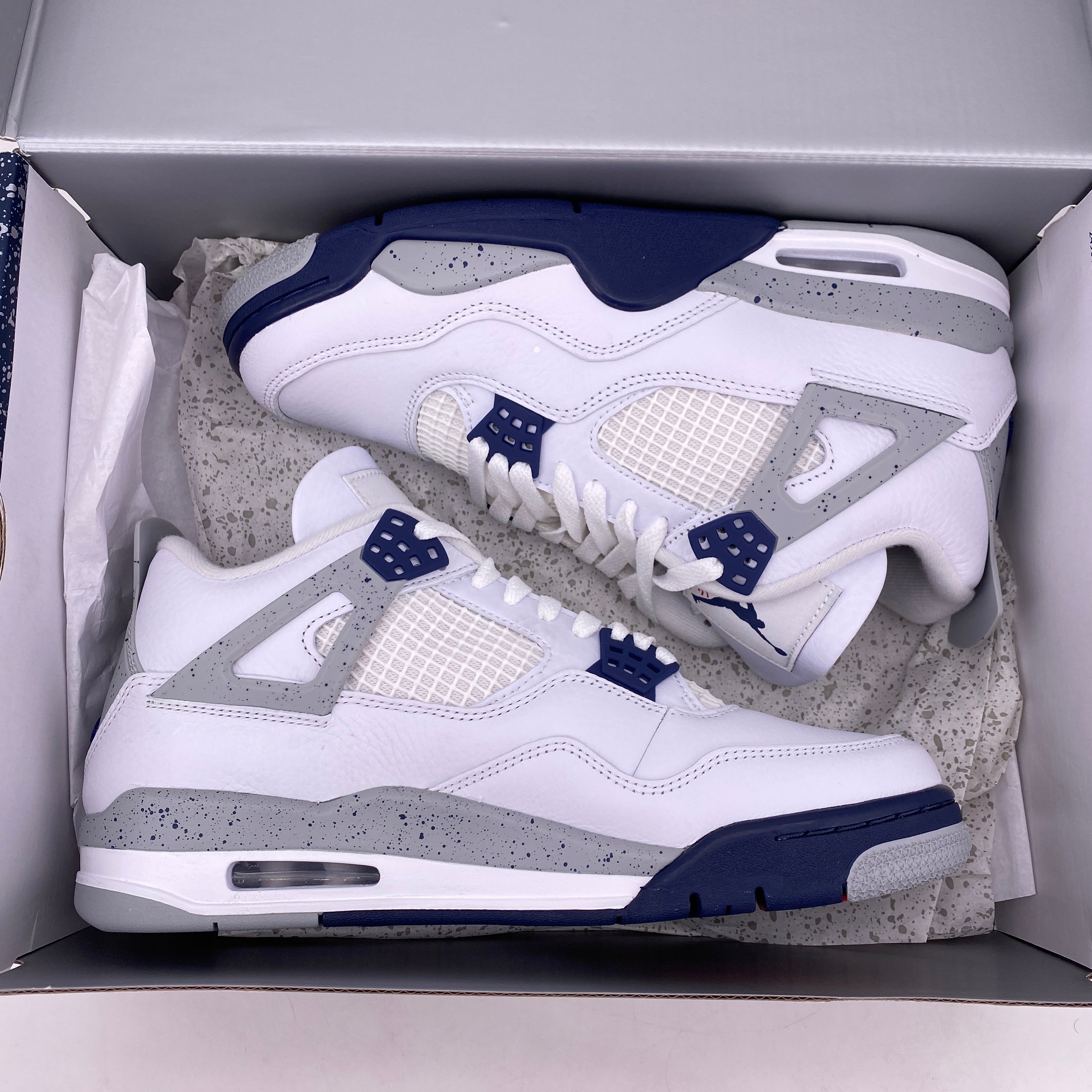 AIR JORDAN 4 selling RETRO MIDNIGHT NAVY (PS) BRAND NEW SZ 3Y